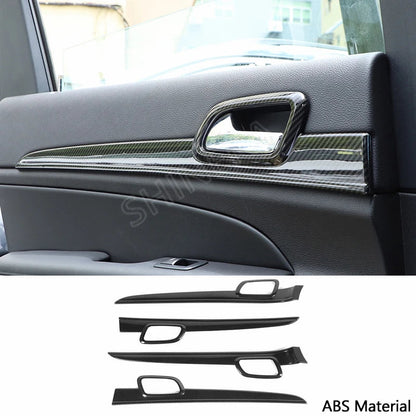 SHINEKA Carbon Fiber Grain Interior Decoration Cover for Jeep Grand Cherokee 2011 2012 2013 2014 2015 2016 2017 2018 2019 2020
