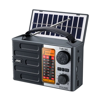 Multi-function Portable Radio FM AM SW Rechargeable USB TF Play Outdoor Solar Wireless Speaker Bluetooth With FM Radio Receiver