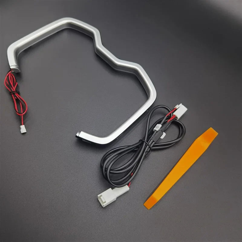 LED Central Water Cup Holder Light For Toyota RAV4 XA50 2019 2020 2022 2023 2024 Blue Interior Atmosphere Decorative Light