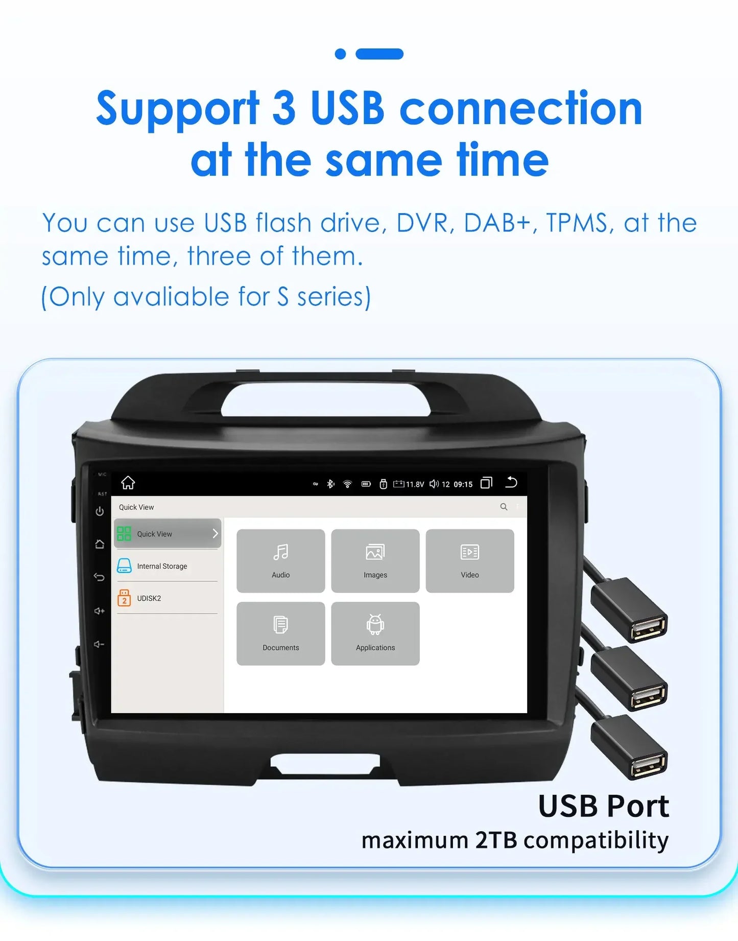 Hizpo Android 13 Car Radio GPS For KIA Sportage 3 2010 2011-2016 Multimedia Video Player 2din Navigation AUTO Stereo Head Unit