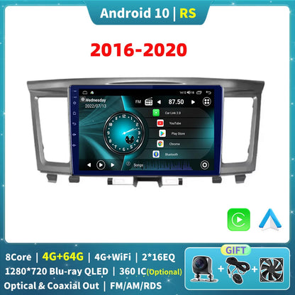 EKIY For Infiniti QX60 2014-2019 Car Radio Android 10 Auto Carplay 4G WIFI GPS Navigation Multimedia Player DVD Player