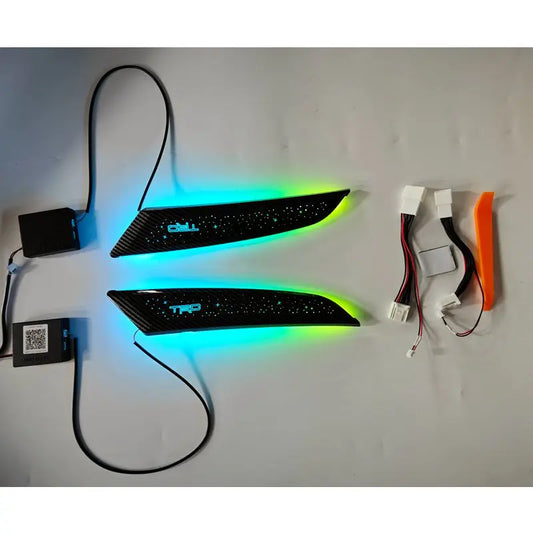 64 colors Car Lnner Ambient light For Toyota Corolla Cross 2020 -2024 Dynamics Starry sky Ambience Lamp Door panel light