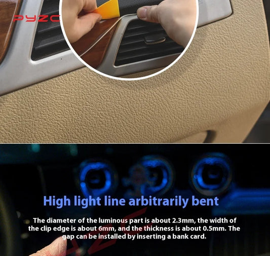 For BMW 1 Series F40/F52 Car Interior Acrylic LED Environmental Lighting Strip 64Color APP to Improve Driving Feel