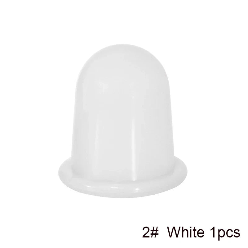 Hotsale Silicone Jar Vacuum Cuppings Can for Body Fack Facial Massage Tool Suction Cans Anti Cellulite Cups Set Health Care Tool