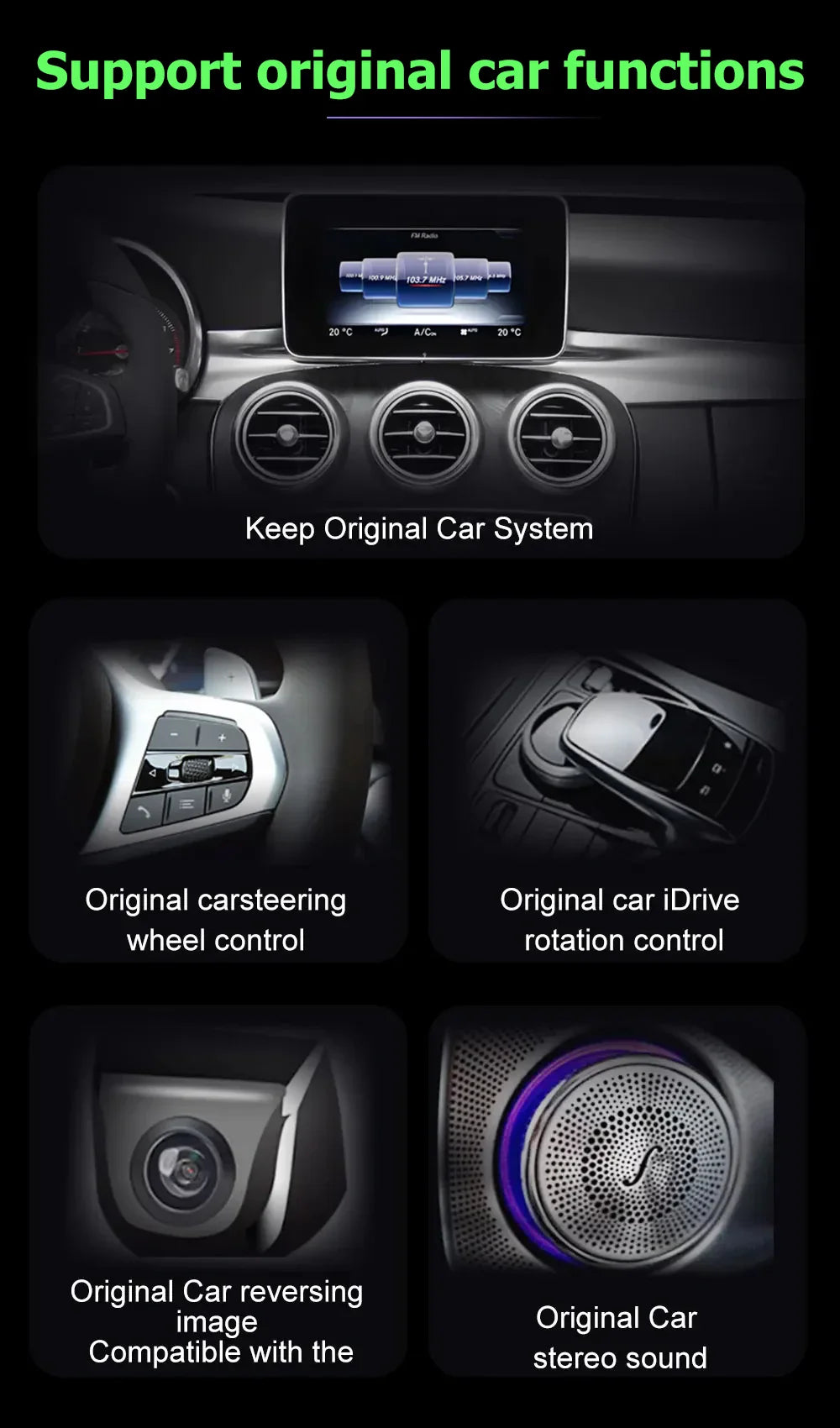 Car Radio Multimedia Android 14 For Mercedes Benz E Class W212 2009-2015 Auto Navigation GPS WIFI 4G Wireless CarPlay DSP Stereo