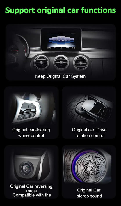Car Radio Multimedia Android 14 For Mercedes Benz E Class W212 2009-2015 Auto Navigation GPS WIFI 4G Wireless CarPlay DSP Stereo