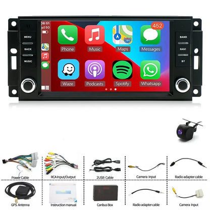 7" 4+64GB For Chrysler Sebring 2007-2010 Car Stereo Radio Apple CarPlay Android 13 Head Unit GPS Reversing Image