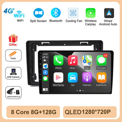 Car radio Android Auto Wireless Carplay For Citroen C2 C3 2001 2002 2003 - 2010 Multimedia Player GPS Navigation 4G Touch Screen