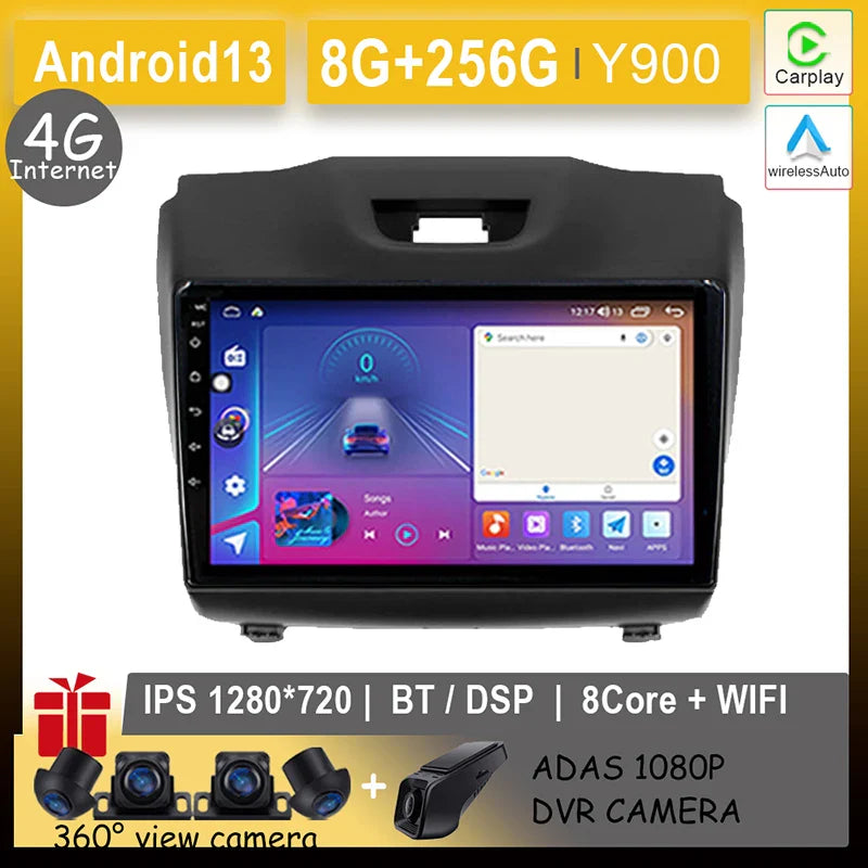 Car Radio Android For Chevrolet Holden S10 TRAILBLAZER COLORADO ISUZU DMAX Auto Navigation Carplay NO 2din DVD Player Stereo