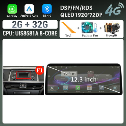 12.3inch Android 14 For KIA K5 Optima 2015 2016 2017 2018 2019 Car Radio Multimedia Navigation GPS Carplay Stereo Touch Screen