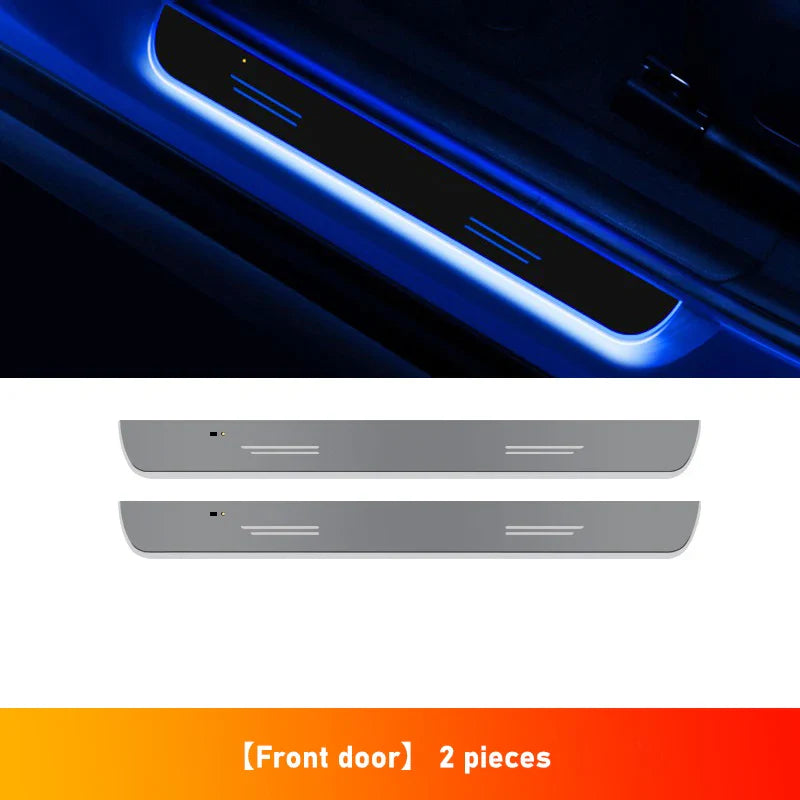 Car Pedal Led Lights For Hyundai I30 Ix35 I20 Accent I40 I10 Tucson Ix25 Santa-Fe Creta Elantra Ioniq Accessories Welcome Lamp