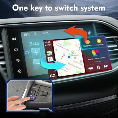 ISUDAR Wireless Carplay and Android Auto for Peugeot 208 308 508 3008 Citroën C4 DS3 DS4 DS5 SMEG MRN Multimedia Accessories