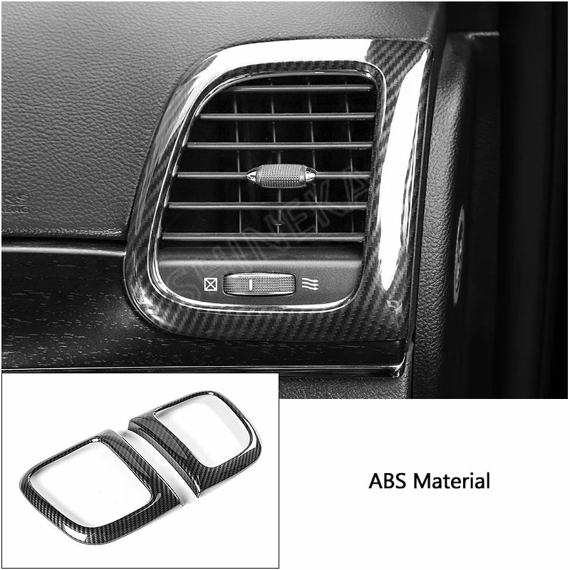 SHINEKA Carbon Fiber Grain Interior Decoration Cover for Jeep Grand Cherokee 2011 2012 2013 2014 2015 2016 2017 2018 2019 2020