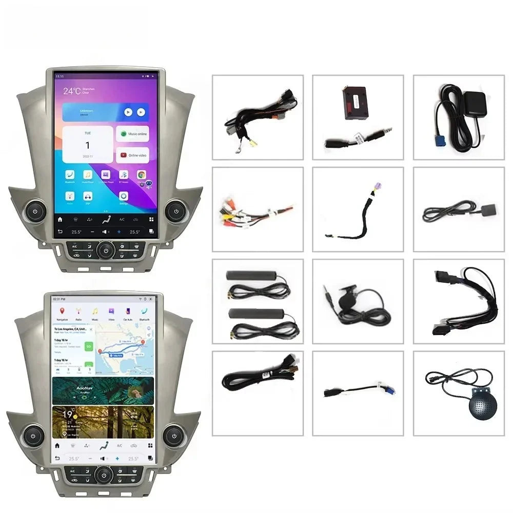 14.4 Inch Vertical 2K Screen For GMC Yukon / Chevroler Tahoe Suburban2014-2020 Car Android 13 Radio Head unit Multimedia Carplay