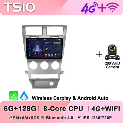 Car Multimedia Radio Player For Dodge Avenger JS 2007 - 2010 For Dodge Nitro 2006 - 2011 Android 14 2din Autoradio BT 5G Wifi