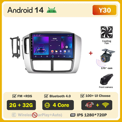 Car Android For Honda Pilot 1 2005 - 2008 Stereo Auto Mirror Link Rear Camera Multimedia Player GPS Navigation Dash Cam Wifi 5G