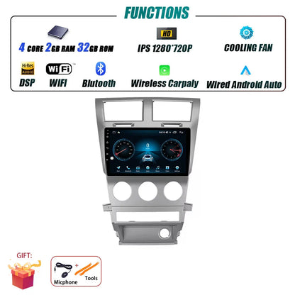 Car Radio Carplay For Dodge Avenger JS 2007 - 2010 For Dodge Nitro 2006 - 2011 Navigation GPS Android Auto Multimedia Player BT