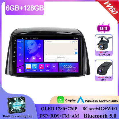 For Renault Koleos 2008 - 2016 Android Car Stereo Unit Multimedia Radio Video Player GPS Wireless Carplay Android Auto No 2din