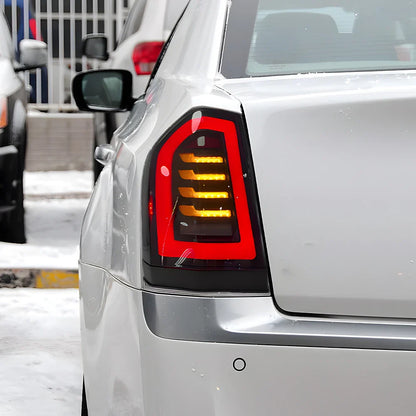 For Chrysler 300c 2011-2014 Auto Rear Back Lamps Upgrade Dynamic Flashing Tail Lamp Tool Accessories LED Car Taillights Assembly