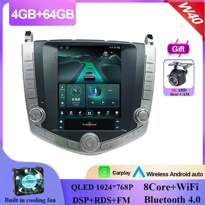 Android 14 QLED 9.7" inch Screen Car Radio For BYD S6 2011-2017 Carplay GPS Navi Stereo Multimedia video Player navigation 2din