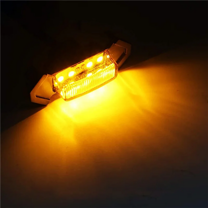 A03Q-For Toyota Tacoma TRD 2016 -2020 Front Grille Lighting LED Grille Lights Kit 20 PCS(Amber Shell Yellow Light)