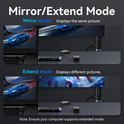 Vention Wireless HDMI Transmitter TV Receiver Projector 5GHz WiFi 1080P@60Hz Display Dongle 50CM Distance for IOS Android Laptop