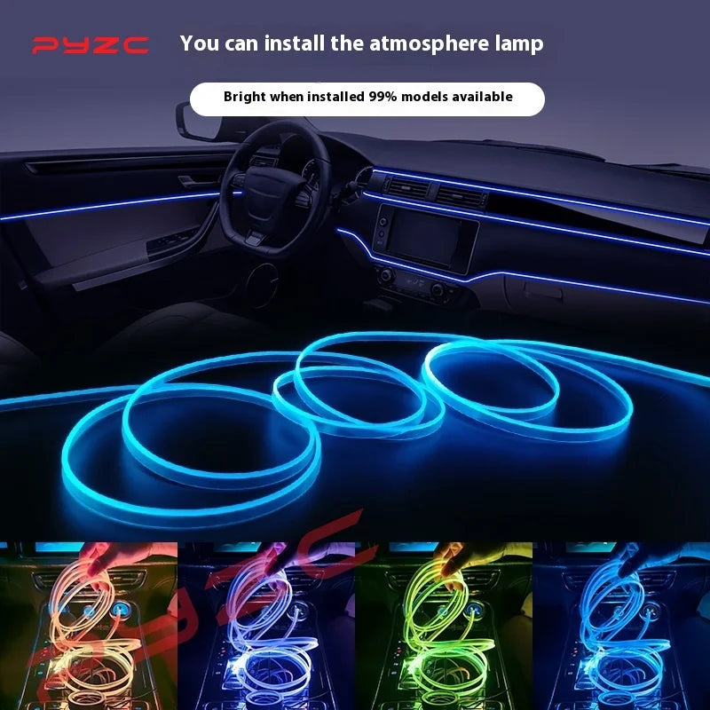 For Toyota Camry 7 2011-2017 Interior Hidden Car Ambient Light LED Strip with Multiple Modes and Full Color Options