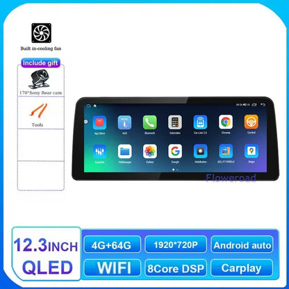 12.3inch 2400*900 Android 14 For Dodge Ram 1500 5500 2013 - 2019 Car Radio Multimedia Video Player Navigation Carplay auto WIFI