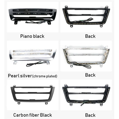 For BMW 3 4 Series F30 F35 F31 Center Console AC Panel Ambient Light Radio Trim LED Dashboard Atmosphere Lamp 2012-2019