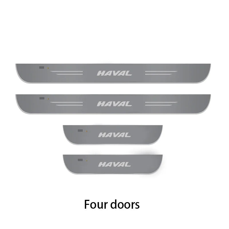 For Haval H6 JOLION H3 H2 F7 H9 H5 M4 Great Wall Poer GWM Car Wireless LED Welcome Pedal Threshold Light passage Atmosphere lamp
