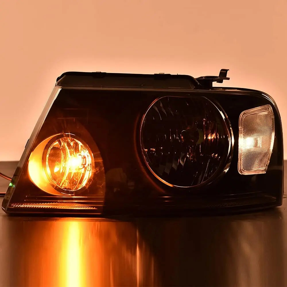 Headlights Assembly, Compatible with 2004-2008 Ford F150/ 2006-2008 Lincoln Mark Lt(NOT Compatible with 2004 F150 Heritage/Flare