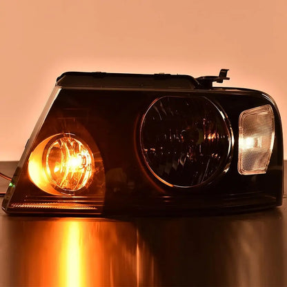 Headlights Assembly, Compatible with 2004-2008 Ford F150/ 2006-2008 Lincoln Mark Lt(NOT Compatible with 2004 F150 Heritage/Flare