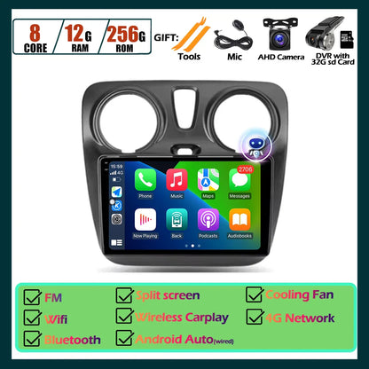 Carplay Android Auto Touch Screen For Renault Dokker For Lodgy Dacia 2012 - 2020 Automotive Multimedia Player Car Accessories
