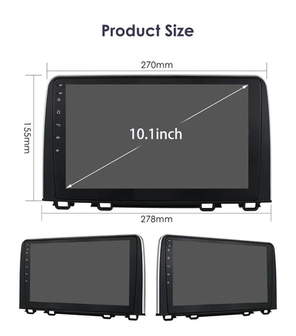 Hizpo Car Stereo Radio For Honda CRV CR-V 2017 - 2021 Multimedia Player Navigation GPS Carplay 2 Din Android Head Unit Wifi DSP