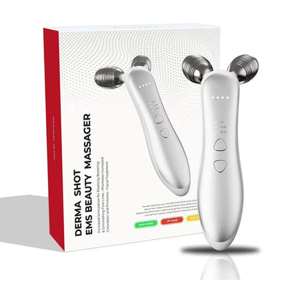 Microcurrent Facial Massager Roller Anti Wrinkles EMS Face Lift Skin Tightening Machine Skin Firming Care Slimming Beauty Tools