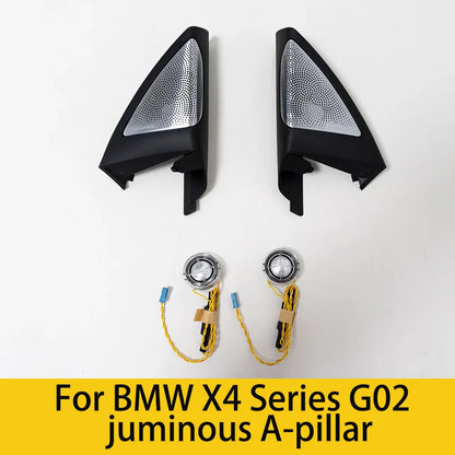 11-Color LED Speaker Covers for BMW X3/X4 G01/G02 - Hi-Fi Audio Upgrade with Ambient Lights