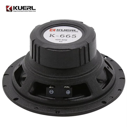 Car Audio Set 6.5 Inch Max 120W Speaker Front Door Speaker Set Assembly Audio System Module 2 Way Speaker Father's Day Gift