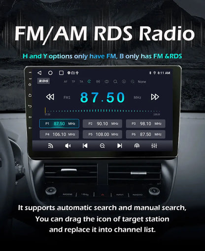 For Ford F150 P415 Raptor 2008 - 2014 Car FM/AM DSP 4G Android OS Carplay Auto WIFI  Radio Stereo Multimedia Player 2din BT 5.0