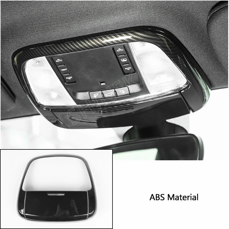 SHINEKA Carbon Fiber Grain Interior Decoration Cover for Jeep Grand Cherokee 2011 2012 2013 2014 2015 2016 2017 2018 2019 2020