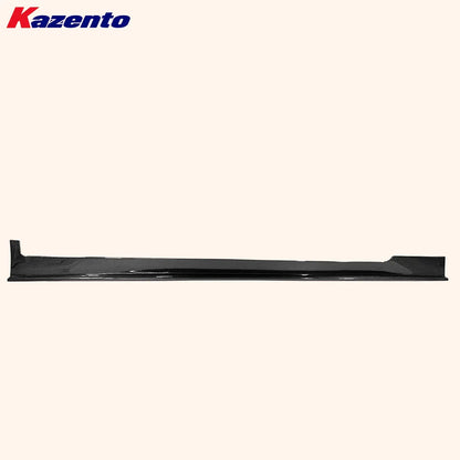 For Infiniti Q50 2013-24 KZ Style Carbon Side Skirts with Wider Line Replacement