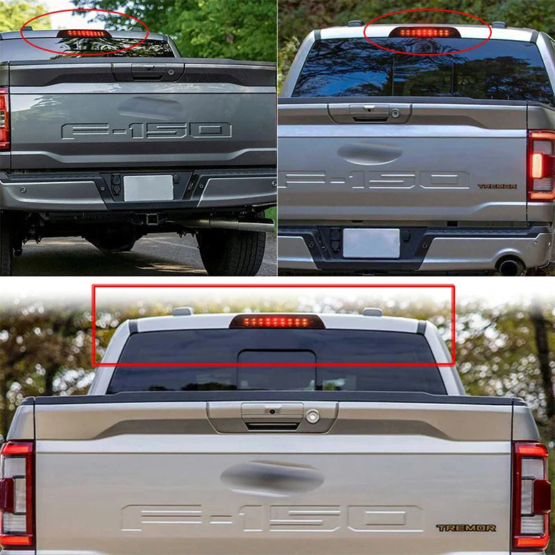 Red/Smoke LED Smoke Third 3rd Brake Light For Ford F150 F-150 2009 2010 2011 2012 2013 2014 Accessories Tail Rear Cargo Lamp
