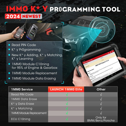 LAUNCH X431 IMMO Elite Key Programming Tools Automotive Professional Diagnostic Tools All Key Lost Immobilizer pk IMMO Plus