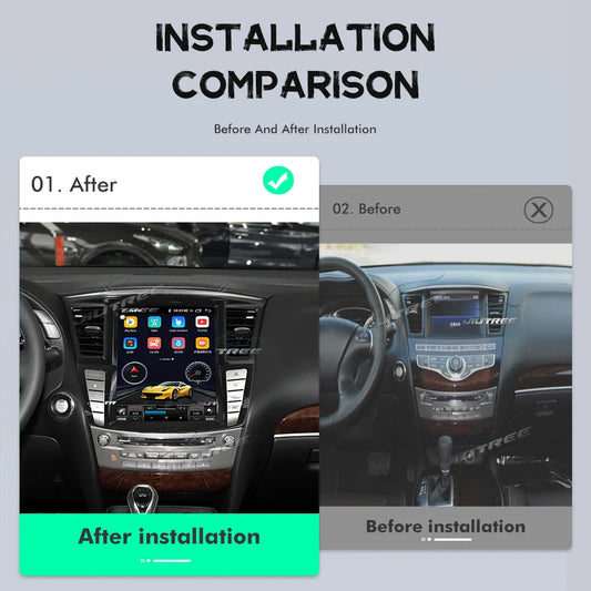 Android 13 For Infiniti QX60 JX35 2013-2020 Car Radio Automotive Multimedia Tesla Screen Car play Auto Bluetooth GPS 4G WIFI DSP