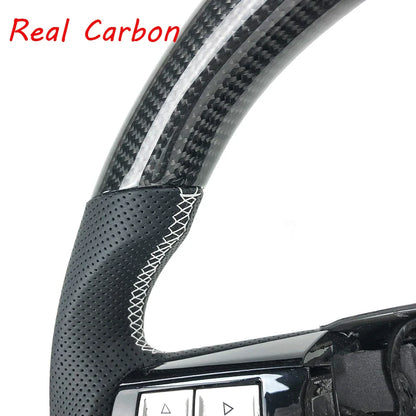 For Dodge Chrysler 300C 2007 2008 2009 2010 2011 2012 Challenger Steering Wheel Carbon Fiber Steering Wheel can Customized