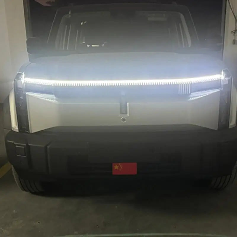 For Chery Icar 03 Jaeco J6 EV 2024 2025 Hood Through Light Strip Car Accessories Car Modification Parts