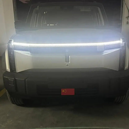 For Chery Icar 03 Jaeco J6 EV 2024 2025 Hood Through Light Strip Car Accessories Car Modification Parts