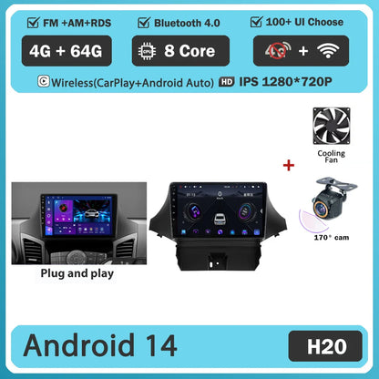 Android 14 2K Screen For Chevrolet Orlando 2010 - 2018 Car Radio Multimedia Video Player Navigation GPS No 2din Head Unit