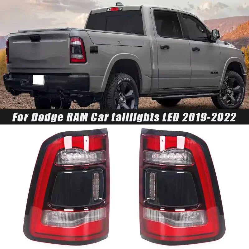 LED Car Tail Lamp Rear Tail Light Brake light For Dodge RAM 1500 2019 2020 2021 2022 55112993AC 55112992AC Rear Lamps Auto Parts