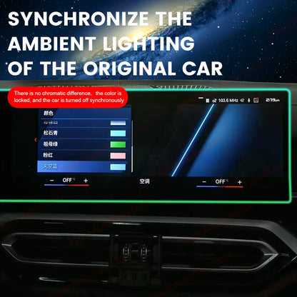 11 Color LED Screen Light Ambient Light For BMW G20 G26 G60 G05 X5 G06 X6 G07 X7 M3 M4 i3 i4 i5 Series Car Monitor Display Part