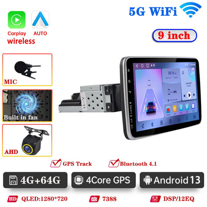 Android 14 Car Radio 1 Din Multimedia Player For VW Nissan Hyundai Kia Toyota Ford Honda Android Auto Carplay GPS FM DAB RDS